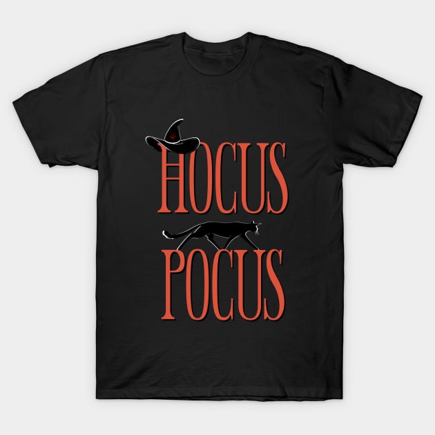 witch cat hocus pocus T-Shirt by Monstrous1